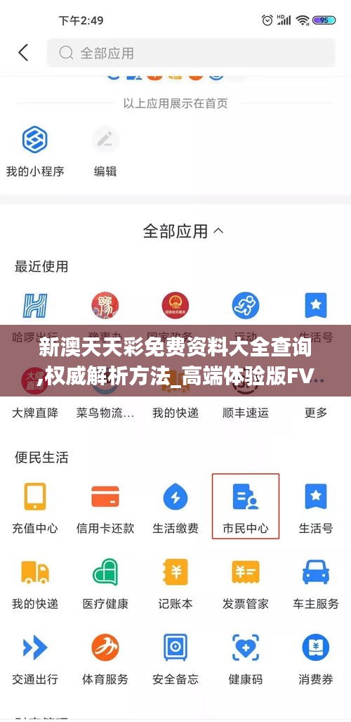 新澳天天彩免费资料大全查询,权威解析方法_高端体验版FVO7.36