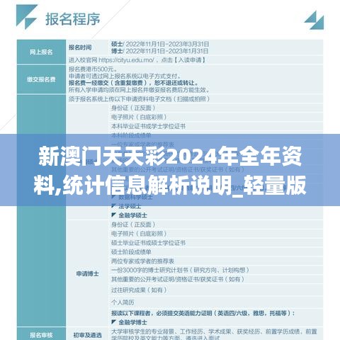 新澳门天天彩2024年全年资料,统计信息解析说明_轻量版ING13.94
