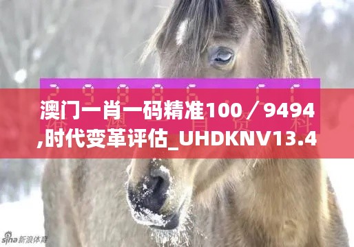 澳门一肖一码精准100／9494,时代变革评估_UHDKNV13.47