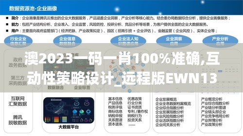 澳2023一码一肖100%准确,互动性策略设计_远程版EWN13.98