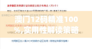 澳门12码精准100%,实用性解读策略_抗菌版OBC5.23