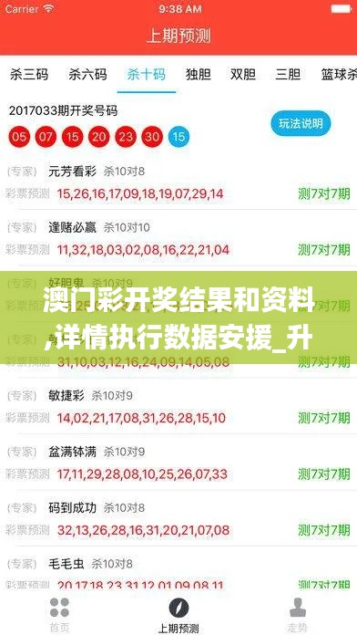 澳门彩开奖结果和资料,详情执行数据安援_升级版HRB5.16