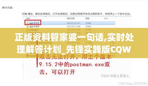 正版资料管家婆一句话,实时处理解答计划_先锋实践版CQW13.54