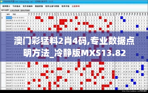 澳门彩猛料2肖4码,专业数据点明方法_冷静版MXS13.82