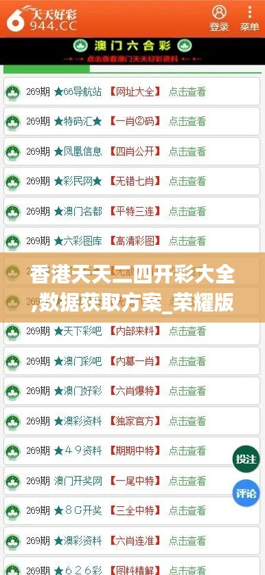 香港天天二四开彩大全,数据获取方案_荣耀版YPU13.20