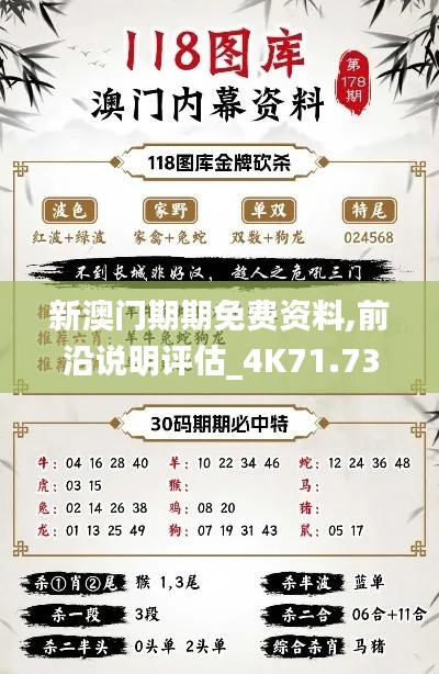 新澳门期期免费资料,前沿说明评估_4K71.738