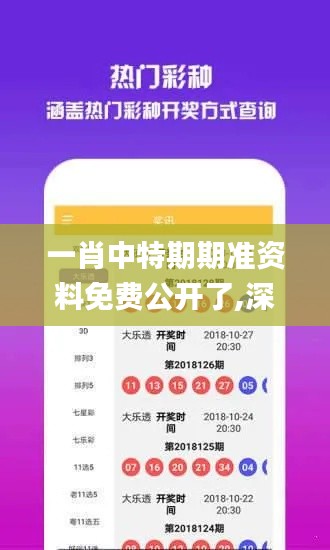 一肖中特期期准资料免费公开了,深层数据分析执行_HarmonyOS37.715