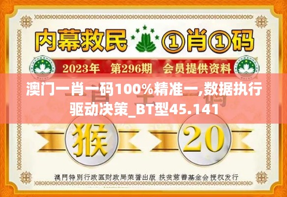 澳门一肖一码100%精准一,数据执行驱动决策_BT型45.141