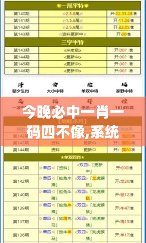 今晚必中一肖一码四不像,系统化说明解析_HarmonyOS42.929