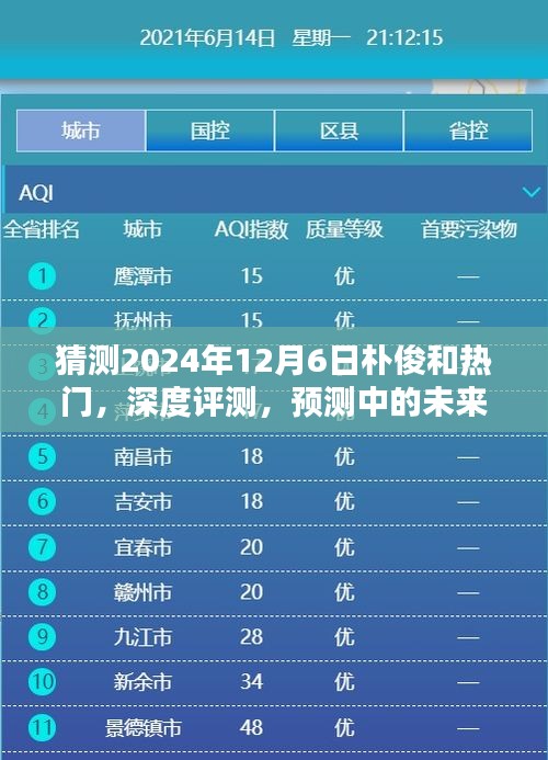 深度解析预测之星，朴俊和热门产品特性与未来用户群体分析（2024年12月6日版）