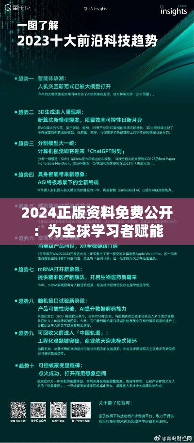 2024正版资料免费公开：为全球学习者赋能
