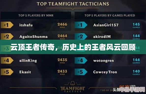 云顶王者风云回顾，历史上的传奇传奇人物荟萃