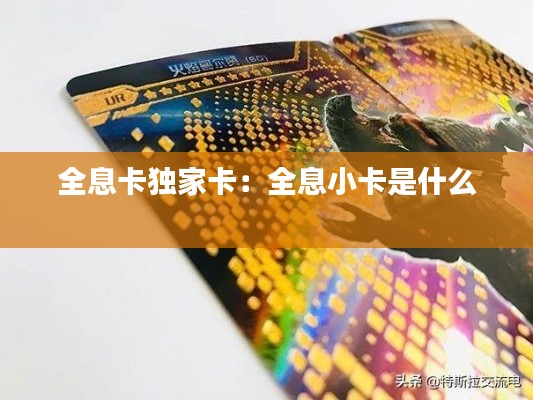 全息卡独家卡：全息小卡是什么 
