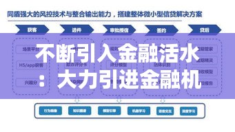 不断引入金融活水：大力引进金融机构 