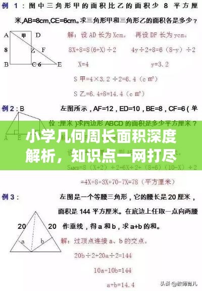 小学几何周长面积深度解析，知识点一网打尽！