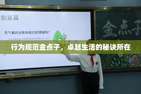 行为规范金点子，卓越生活的秘诀所在