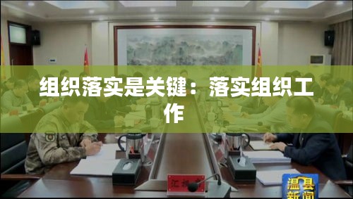组织落实是关键：落实组织工作 