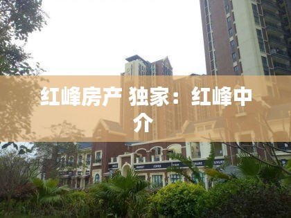 红峰房产 独家：红峰中介 