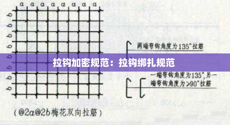 拉钩加密规范：拉钩绑扎规范 