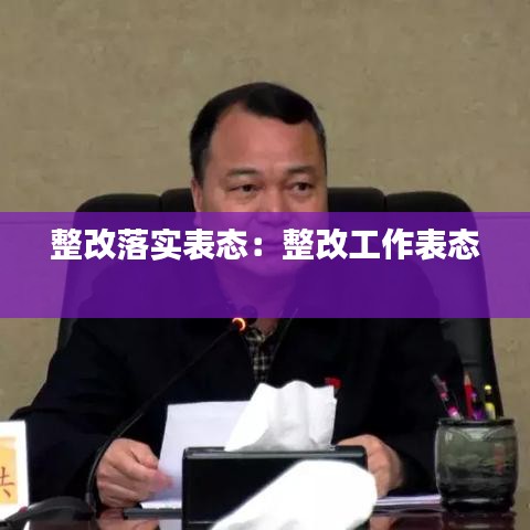 整改落实表态：整改工作表态 
