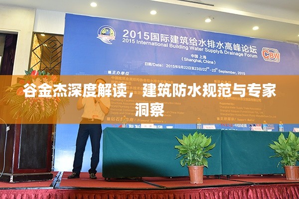 谷金杰深度解读，建筑防水规范与专家洞察