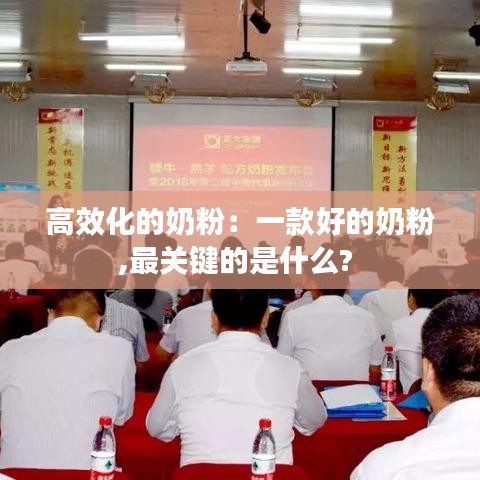 高效化的奶粉：一款好的奶粉,最关键的是什么? 