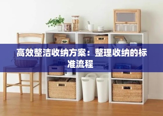 高效整洁收纳方案：整理收纳的标准流程 