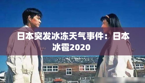 日本突发冰冻天气事件：日本冰雹2020 