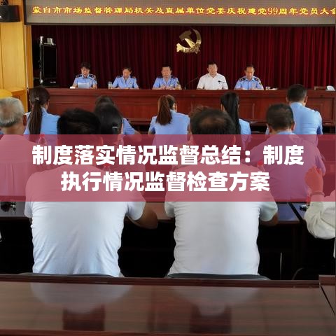 制度落实情况监督总结：制度执行情况监督检查方案 