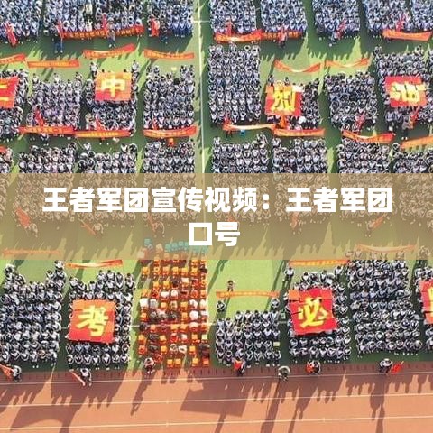 王者军团宣传视频：王者军团口号 