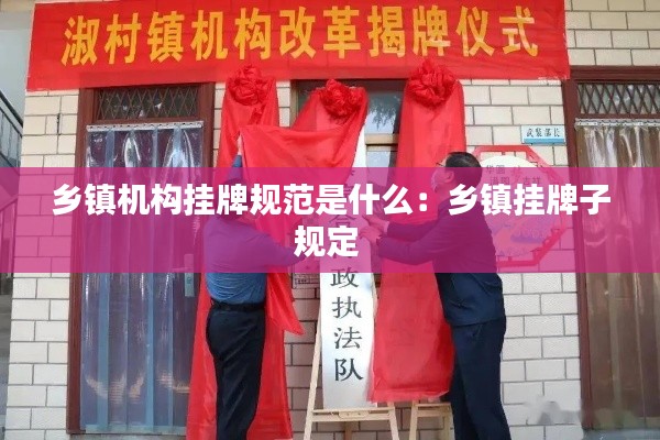 乡镇机构挂牌规范是什么：乡镇挂牌子规定 