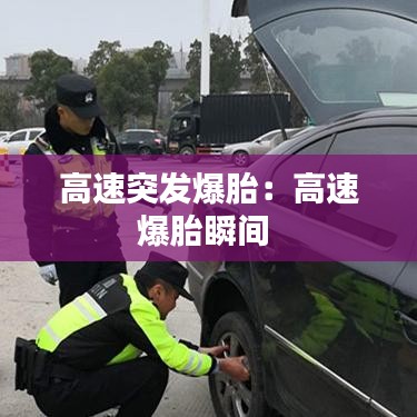 高速突发爆胎：高速爆胎瞬间 