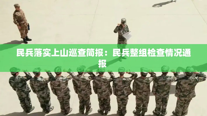 民兵落实上山巡查简报：民兵整组检查情况通报 