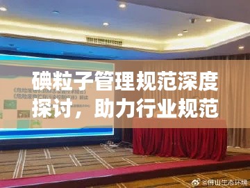 碘粒子管理规范深度探讨，助力行业规范化发展