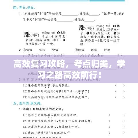 高效复习攻略，考点归类，学习之路高效前行！