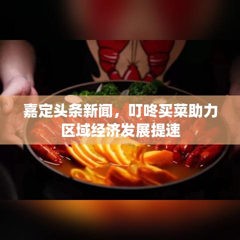 嘉定头条新闻，叮咚买菜助力区域经济发展提速