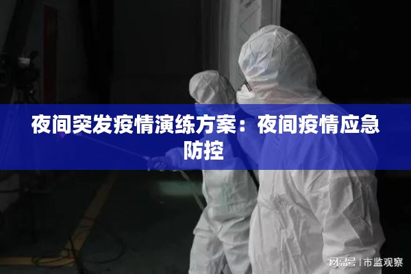 夜间突发疫情演练方案：夜间疫情应急防控 