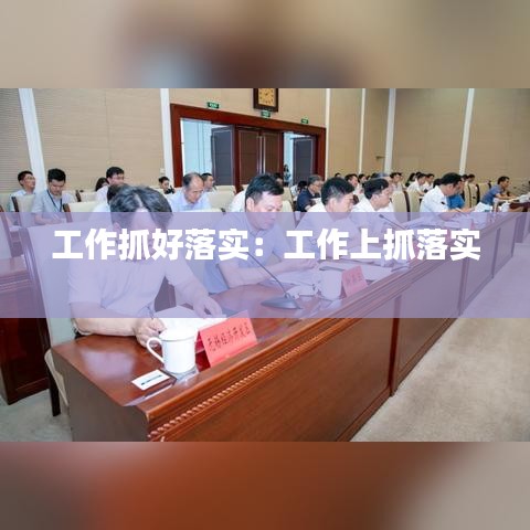 工作抓好落实：工作上抓落实 