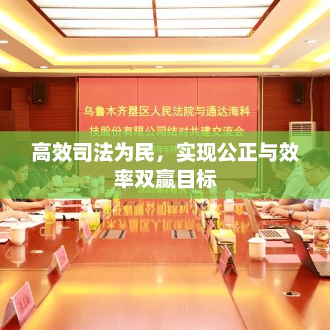高效司法为民，实现公正与效率双赢目标