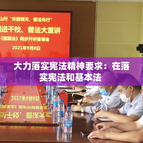大力落实宪法精神要求：在落实宪法和基本法 
