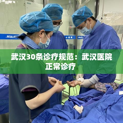 武汉30条诊疗规范：武汉医院正常诊疗 