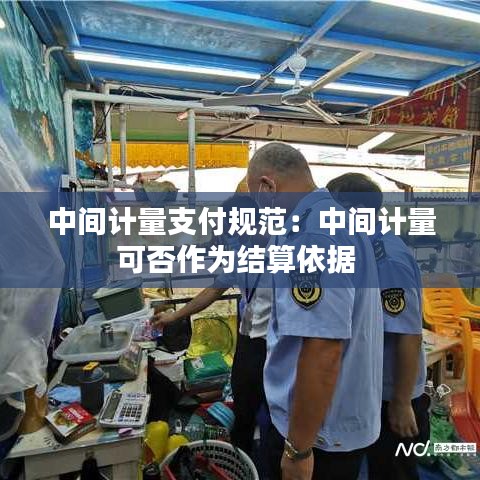中间计量支付规范：中间计量可否作为结算依据 