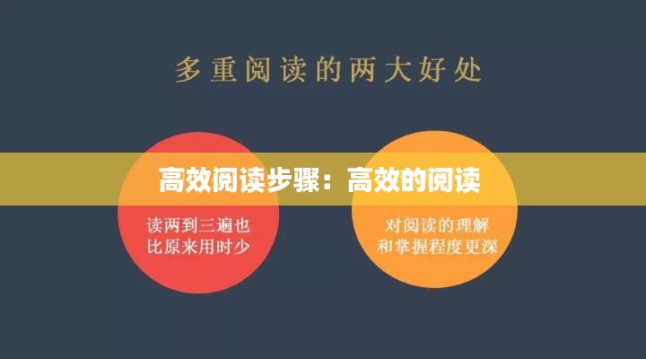 高效阅读步骤：高效的阅读 