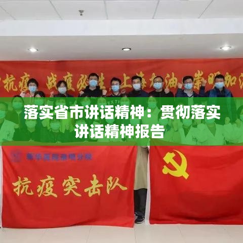 落实省市讲话精神：贯彻落实讲话精神报告 