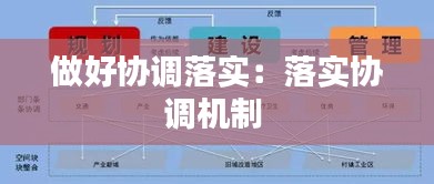 做好协调落实：落实协调机制 