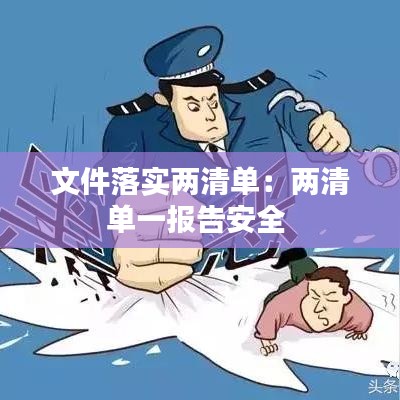 文件落实两清单：两清单一报告安全 