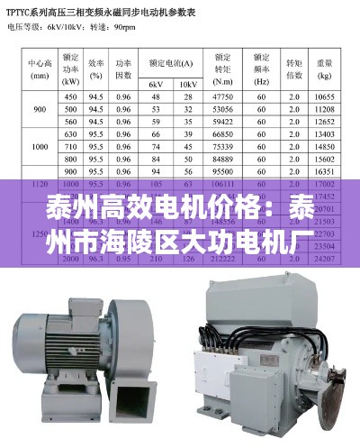 泰州高效电机价格：泰州市海陵区大功电机厂 