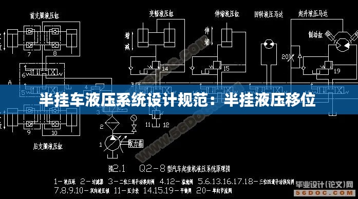 半挂车液压系统设计规范：半挂液压移位 