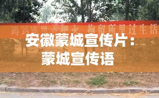 安徽蒙城宣传片：蒙城宣传语 