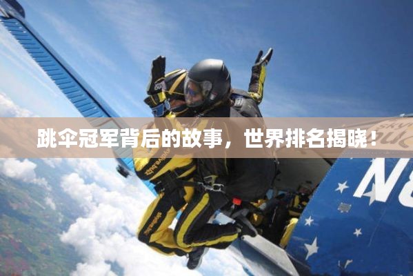 跳伞冠军背后的故事，世界排名揭晓！